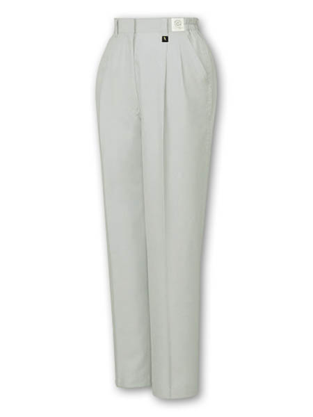 【JICHODO】 84306 エコ低発塵製品制電レディースツータックパンツ(裏付) [春夏]