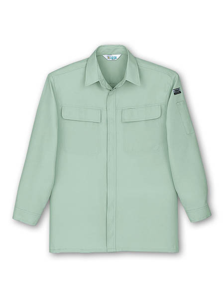 【JICHODO】 920 低発塵製品制電長袖シャツ [春夏]