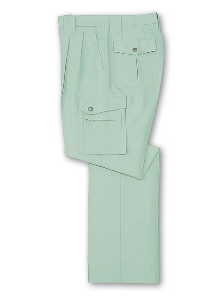 【JICHODO】 927 低発塵製品制電ツータックカーゴパンツ [春夏]