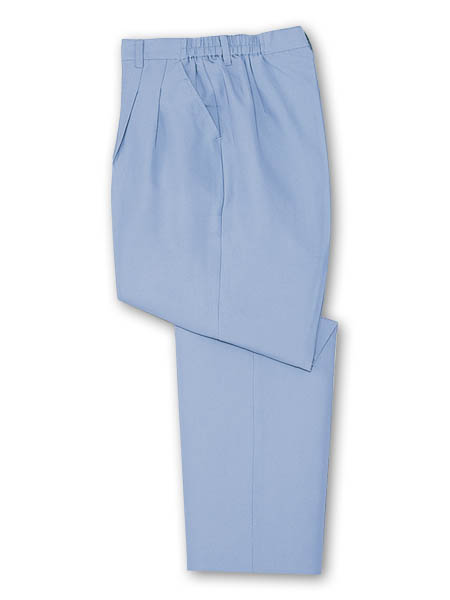 【JICHODO】 24106 低発塵製品制電レディースツータックパンツ(裏付) [春夏]