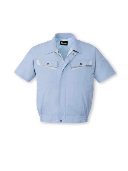 【JICHODO】 86010 エコ製品制電半袖ブルゾン [春夏]