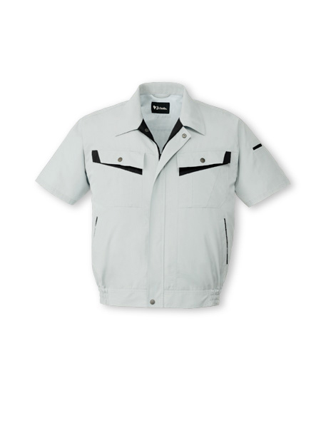 【JICHODO】 86010 エコ製品制電半袖ブルゾン [春夏]