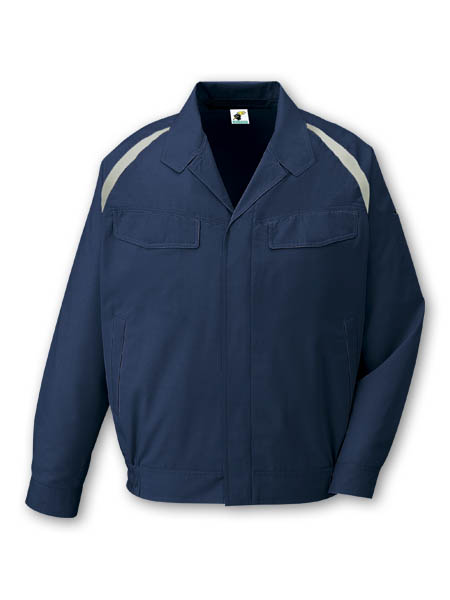 【JICHODO】 85100 エコ製品制電長袖ジャンパー [春夏]