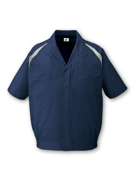 【JICHODO】 85110 エコ製品制電半袖ジャンパー [春夏]