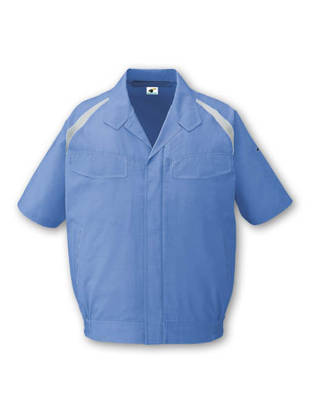 【JICHODO】 85110 エコ製品制電半袖ジャンパー [春夏]