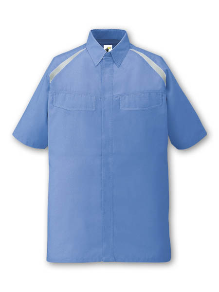 【JICHODO】 85114 エコ製品制電半袖シャツ [春夏]