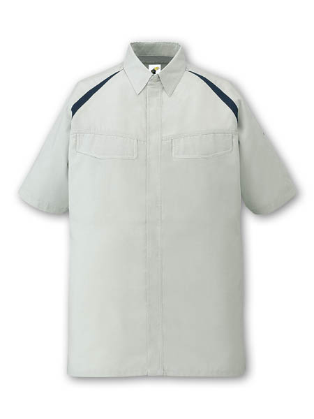 【JICHODO】 85114 エコ製品制電半袖シャツ [春夏]