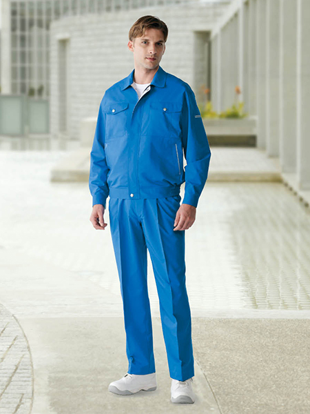 【JICHODO】 84700 エコ吸汗速乾長袖ブルゾン [春夏]