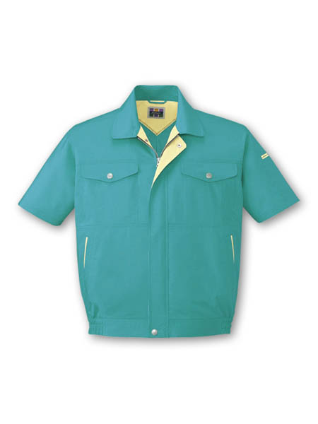 【JICHODO】 84710 エコ吸汗速乾半袖ブルゾン [春夏]