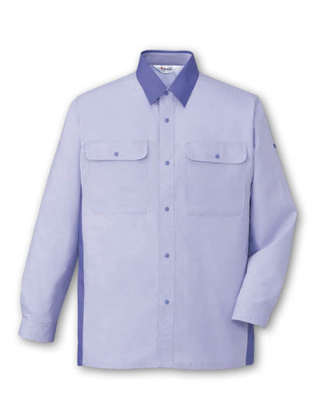 【JICHODO】 46804 エコ製品制電長袖シャツ [春夏]