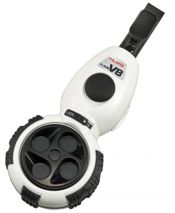 エルライン墨つぼV8斜めカット　ホワイト