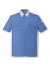 【JICHODO】 46814 エコ製品制電半袖シャツ [春夏]