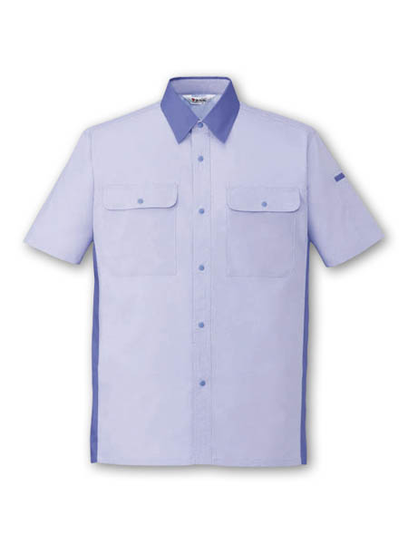 【JICHODO】 46814 エコ製品制電半袖シャツ [春夏]