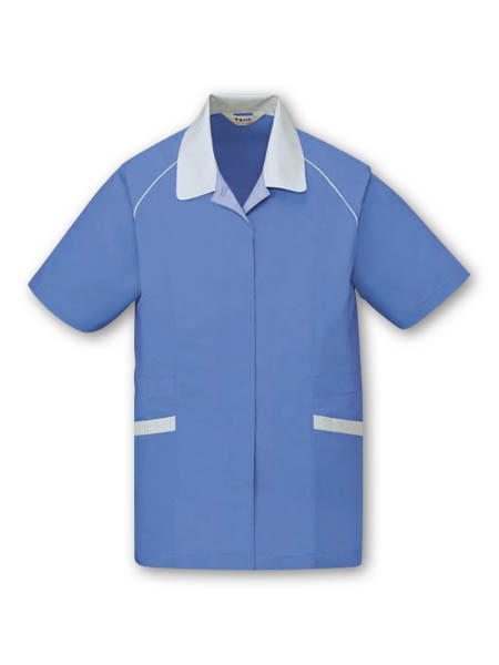 【JICHODO】 46835 エコ製品制電半袖スモック [春夏]