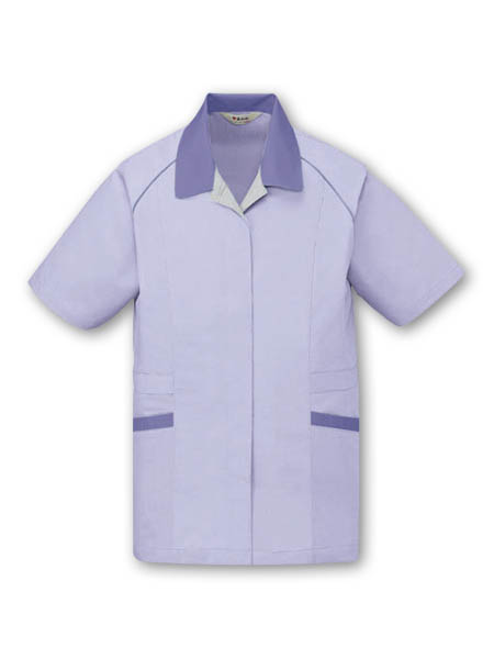 【JICHODO】 46835 エコ製品制電半袖スモック [春夏]