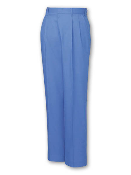 【JICHODO】 46801 エコ製品制電ツータックパンツ [春夏]