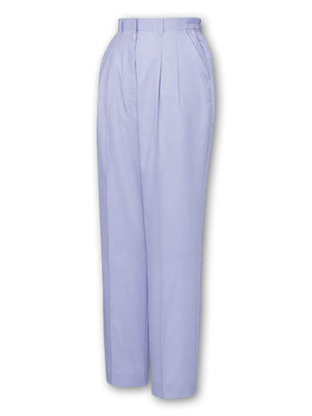 【JICHODO】 46806 エコ製品制電レディースツータックパンツ(裏付) [春夏]