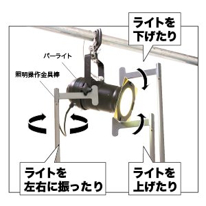 照明操作金具棒(3.3mタイプ) DLC-LAH330M