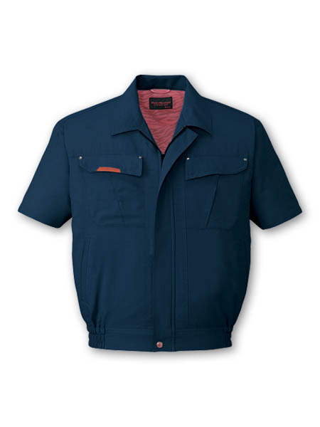 【JICHODO】47510 抗菌防臭半袖ブルゾン [春夏]