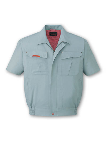 【JICHODO】47510 抗菌防臭半袖ブルゾン [春夏]