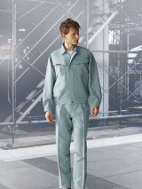 【JICHODO】 47501 抗菌防臭ツータックパンツ [春夏]