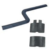 スネークモール 端末部(幅75mmタイプ) SNM-0807-ESBK