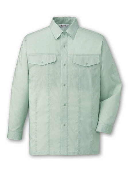 【JICHODO】 44604 エコストレッチ長袖シャツ [春夏]