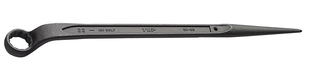 ЗЗ 27ｍｍ 5分 シノ付片口めがねレンチ 本体のみ 片口メガネレンチ(シノ付)」 | トップ工業株式会社のメーカーカタログ
