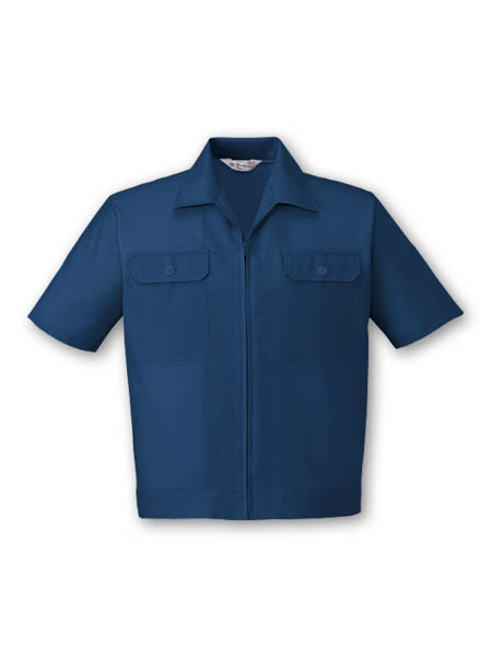 【JICHODO】 2160 エコ製品制電半袖ジャンパー [春夏]