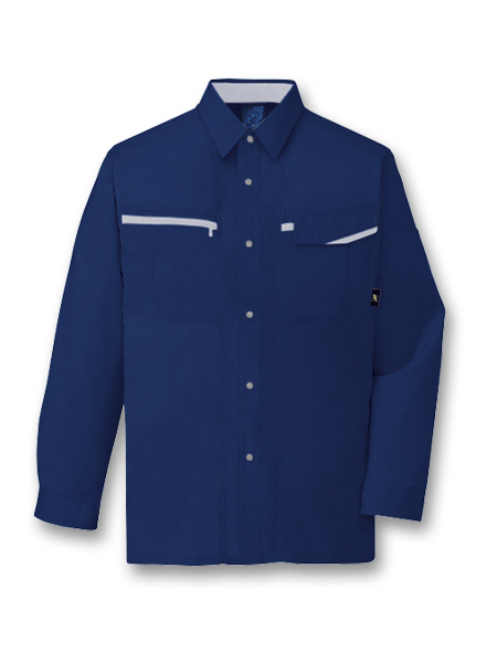 【JICHODO】 47804 エコ5バリュー長袖シャツ [春夏]