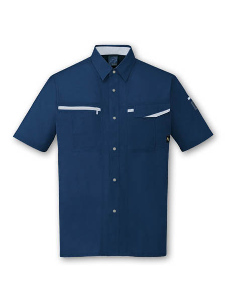 【JICHODO】 47814 エコ5バリュー半袖シャツ [春夏]