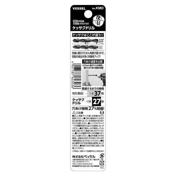 ケッサクドリル No.KMD-12.5