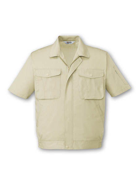 【JICHODO】 44310 エコ製品制電半袖ブルゾン [春夏]