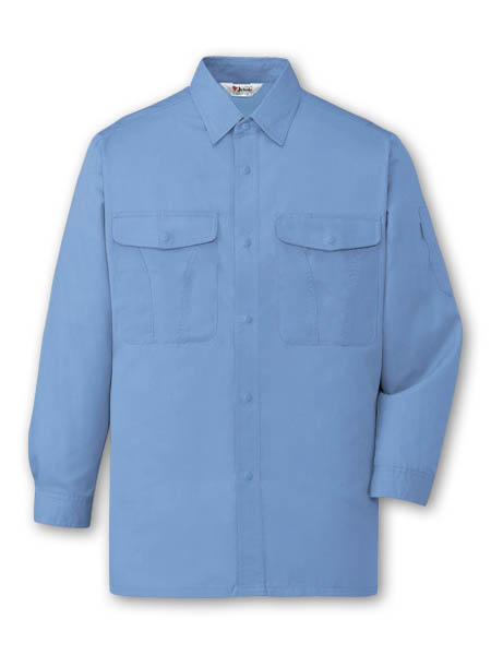 【JICHODO】 44304 エコ製品制電長袖シャツ [春夏]