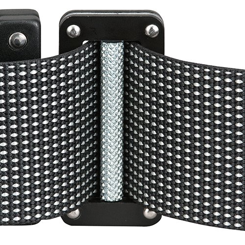 胴ベルト アルミワンタッチバックル M ドット青