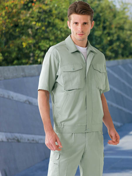 【JICHODO】 44302 エコ製品制電ツータックカーゴパンツ [春夏]