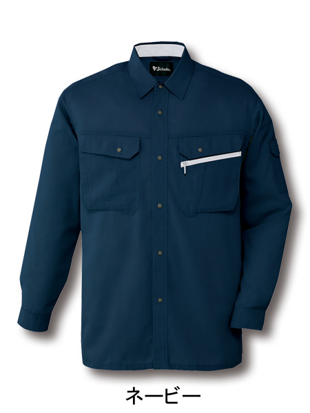 【JICHODO】 86204 接触冷感長袖シャツ [2013春夏]