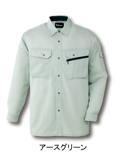 【JICHODO】 86204 接触冷感長袖シャツ [2013春夏]