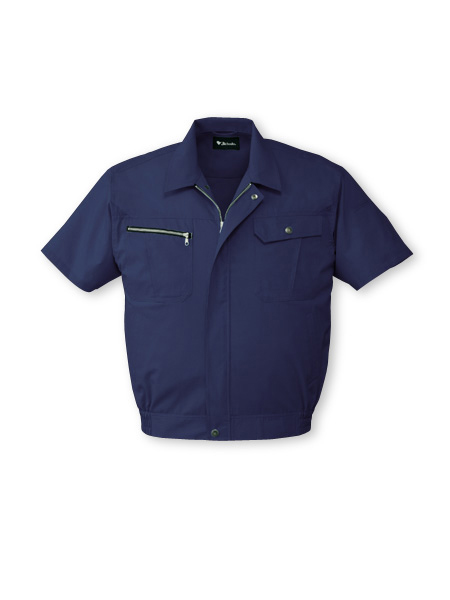 【JICHODO】 86110 ストレッチ半袖ブルゾン [春夏]