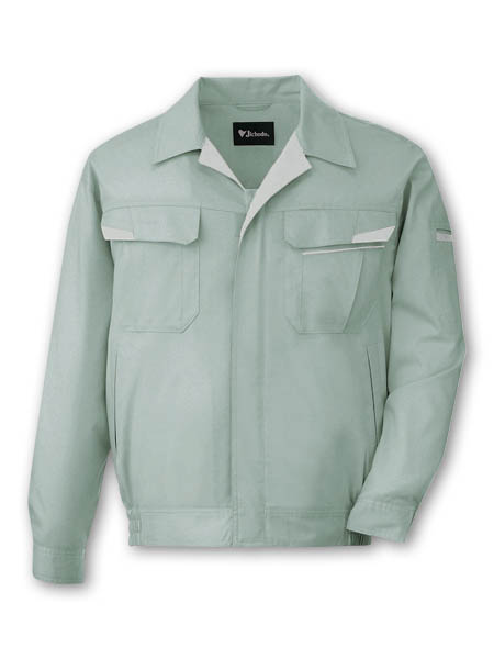 【JICHODO】 85600 製品制電ストレッチ長袖ブルゾン [春夏]