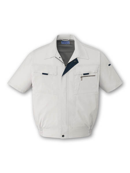 【JICHODO】 85910 まるごとストレッチ半袖ブルゾン [春夏]