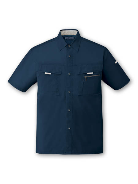 【JICHODO】 85914 まるごとストレッチ半袖シャツ [春夏]