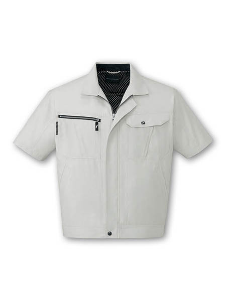 【JICHODO】 84810 吸汗速乾半袖ジャンパー [春夏]