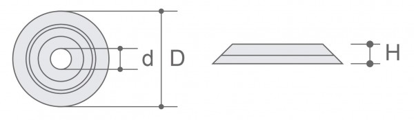 STS測量用明示板 WD-457 (黄)