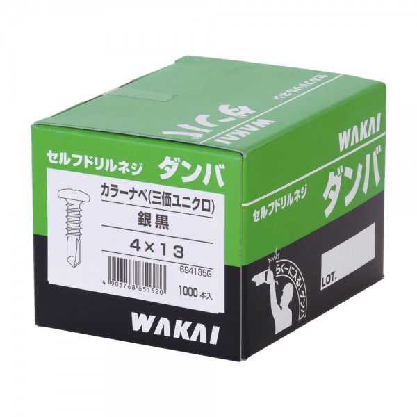 ダンバ ナベ カラー頭部着色