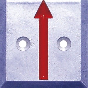 STS境界用標示板 SH-5 2穴