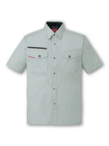 【JICHODO】 84214 ストレッチ半袖シャツ [春夏]