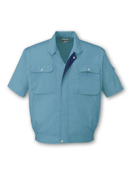 【JICHODO】 44110 製品制電半袖ブルゾン [春夏]