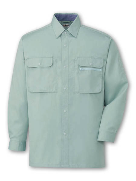 【JICHODO】 44104 製品制電長袖シャツ [春夏]