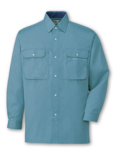 【JICHODO】 44104 製品制電長袖シャツ [春夏]